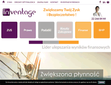 Tablet Screenshot of inventage.pl